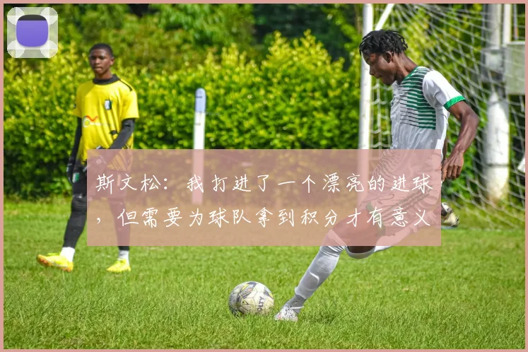 斯文松：我打进了一个漂亮的进球，但需要为球队拿到积分才有意义